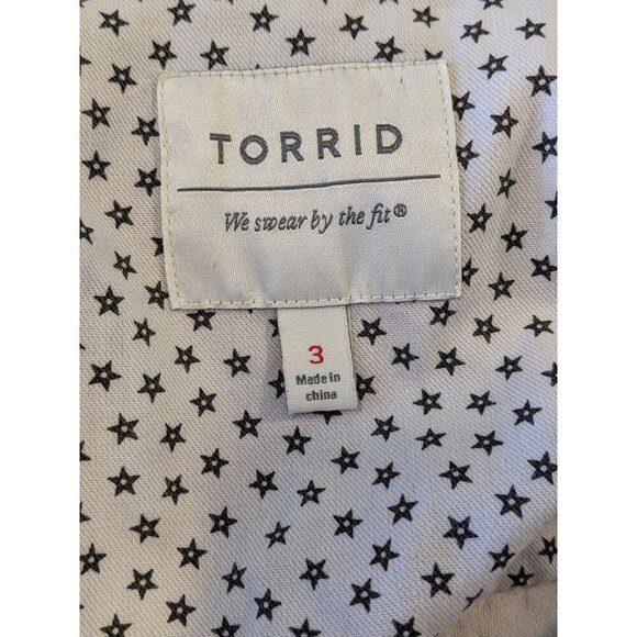 Torrid 3 Womens 3X Twill Anorak Jacket Pink Camouflage Drawstring Waist Pockets - Picture 7 of 8